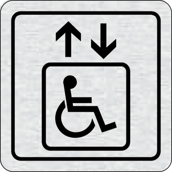 Cedulka na dveře - Výtah invalidé
