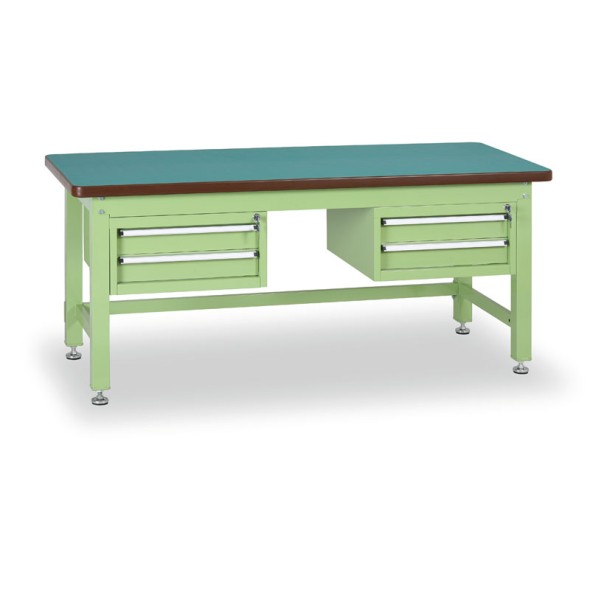 Dielenský stôl GL s 2 závesnými boxami na náradie, MDF + PVC doska, 4 zásuvky, 1800 x 750 x 800 mm