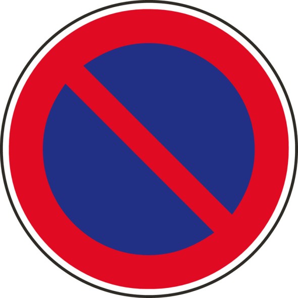 Dopravná značka – Zákaz státia
