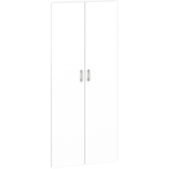Dveře pro regály PRIMO KOMBI, výška 1838 mm, na 4 police, bílá