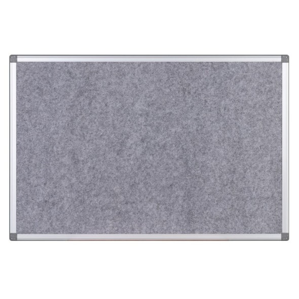 Filzbrett, grau, 900 x 600 mm
