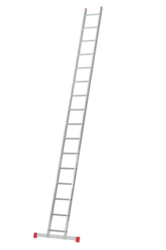 Hliníkový jednodielny oporný rebrík VENBOS HOBBY, 16 priečok, 4,5 m