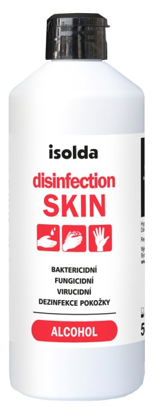 ISOLDA Disinfection SKIN, gélová dezinfekcia rúk, 5x 500 ml