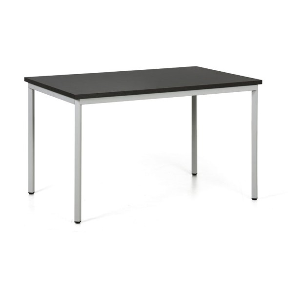 Jedálenský stôl TRIVIA, svetlo sivá konštrukcia, 1200 x 800 mm, wenge