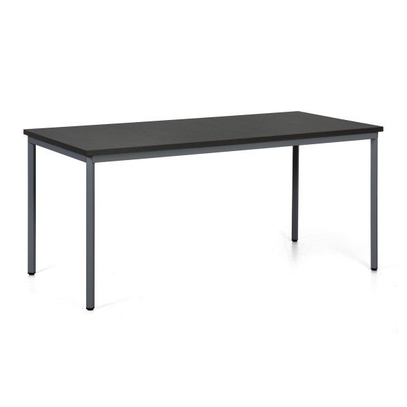 Jedálenský stôl TRIVIA, tmavo sivá konštrukcia, 1600 x 800 mm, wenge