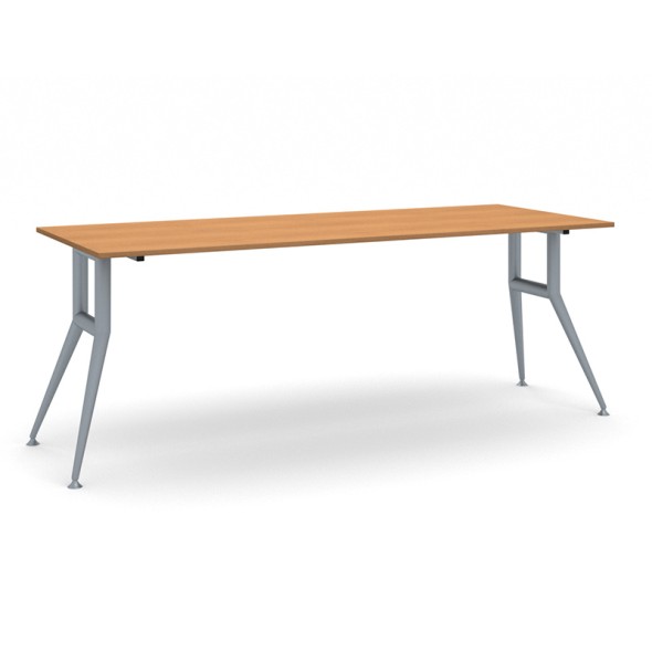 Jednací stůl WIDE, 2200 x 800 mm, třešeň