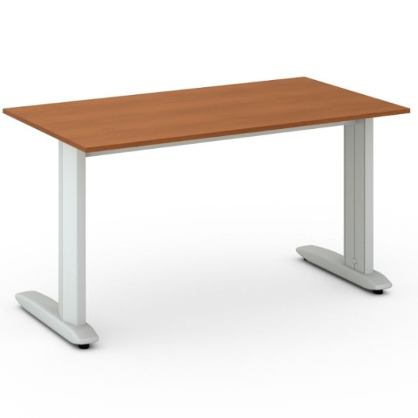 Kancelársky písací stôl PRIMO FLEXIBLE 1400 x 800 mm, čerešňa