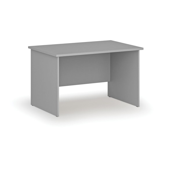 Kancelářský psací stůl rovný PRIMO GRAY, 1200 x 800 mm, šedá