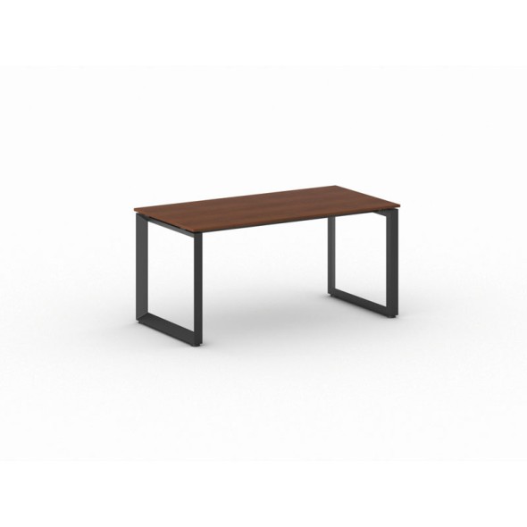 Kancelársky stôl PRIMO INSPIRE, čierna podnož, 1600 x 800 mm, čerešňa