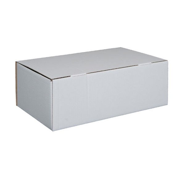 Kartony pocztowe białe, 400x250x150 mm, 25 szt.