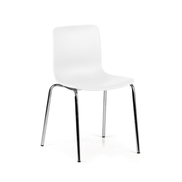 Krzesło konferencyjne DAVE, białe