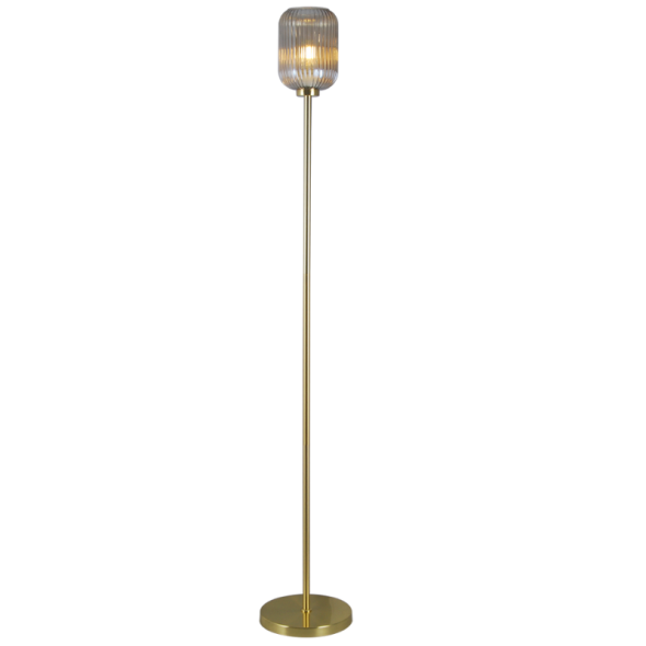 Lampa podłogowa COGNAC, złoty metal
