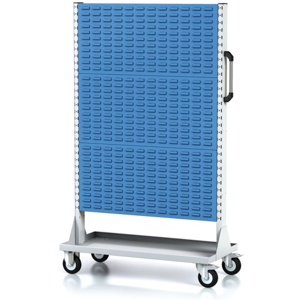 Mobilný stojan s panelmi na boxy, vysoký, 6 panelov, 1015 x 500 x 1686 mm
