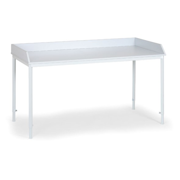 Montážny stôl s ohrádkou, dĺžka 1600 mm