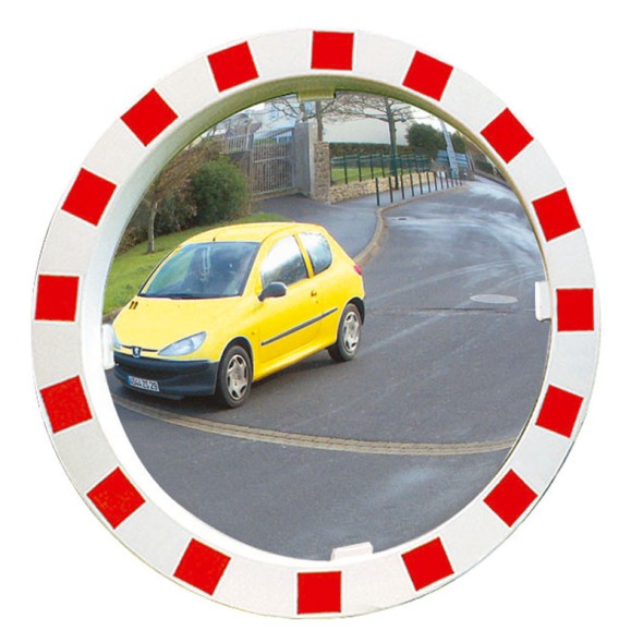 Nerozbitné kruhové dopravní zrcadlo, venkovní, průměr 600 mm