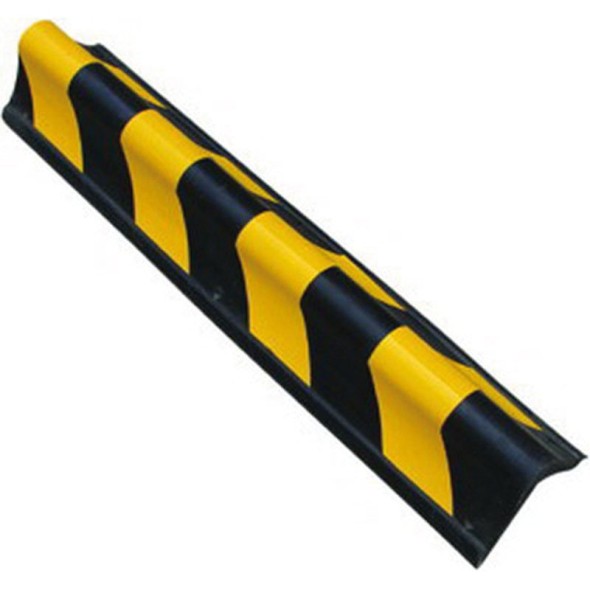Ochrana rohů na zeď, délka 120 mm, oranžová/černá