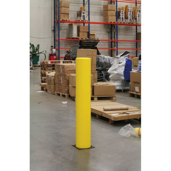 Ochranný kovovy stĺpik MAXI, priemer 168 mm, žltá