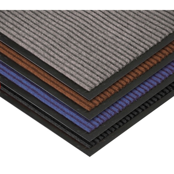 Odolná vstupná kobercová rohož s PVC, 1200 x 1800 mm, hnedá