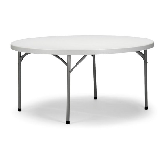 Okrúhly cateringový stôl, 1500 mm, skladacia doska
