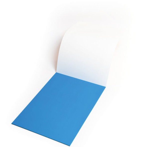 Popisovacia fólia elektrostatická Symbioflipcharts 500x700 mm, modrá