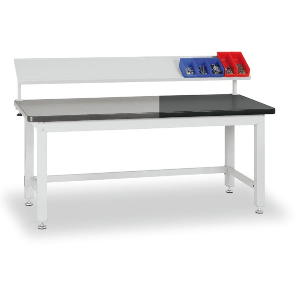 Prídavná kovová polica na náradie pre stoly BL, nosnosť 20 kg, 1500 x 270 x 300 mm