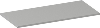Přídavná police ke kovovým skříním, 1200 x 600 mm, šedá, 1 ks