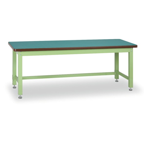 Profesionálny dielenský stôl GL, MDF + PVC doska, pevné oceľové profily, 2100 mm