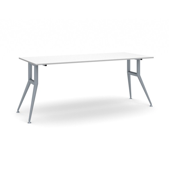 Rokovací stôl WIDE, 1800 x 800 mm, biela