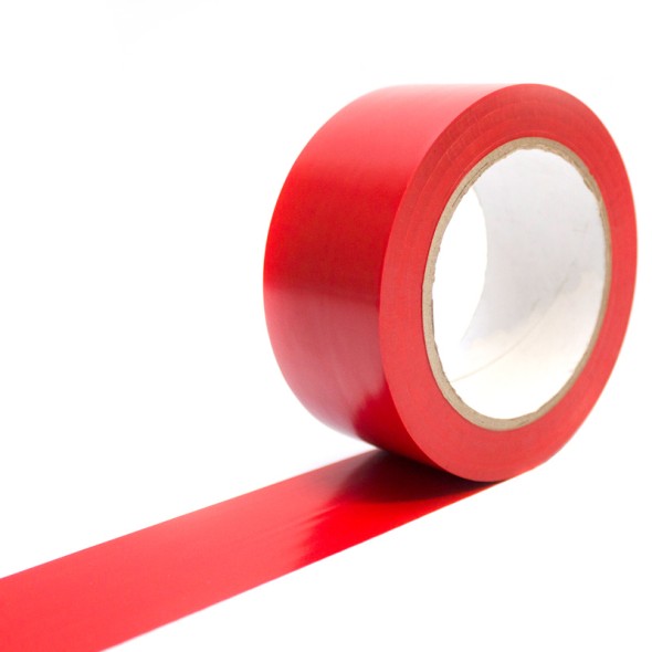 Samolepiaca vyznačovacia páska, 12 ks, 33 mx 50 mm, červená