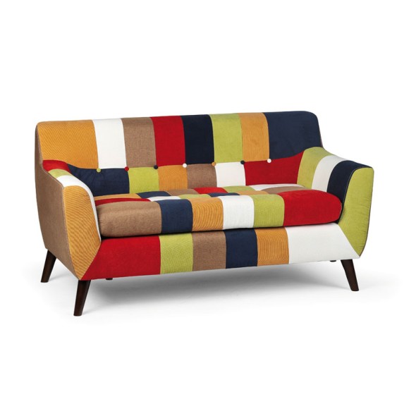 Sofa patchworkowa FIESTA, 2-osobowa