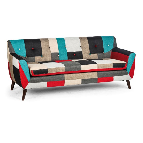 Sofa patchworkowa GRAND, 3-osobowa