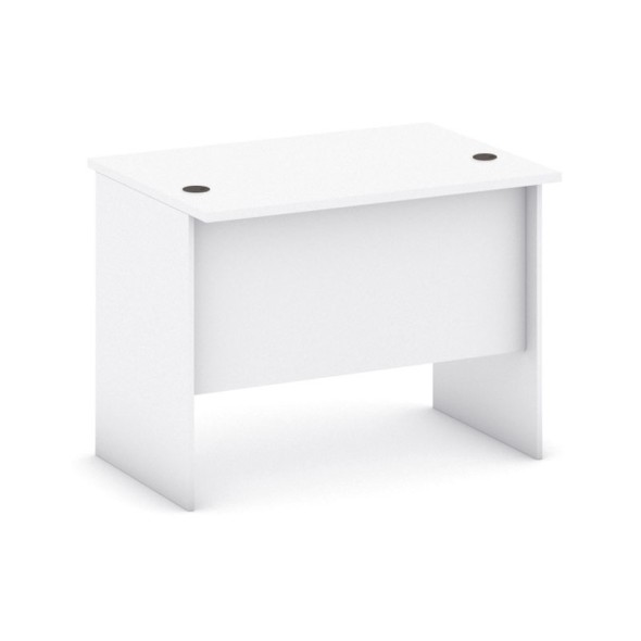 Stôl písací rovný MIRELLI A+, dĺžka 1000 mm, biela