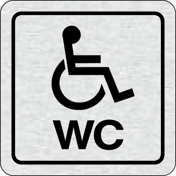 Tabliczka na drzwi -WC dla niepełnosprawnych