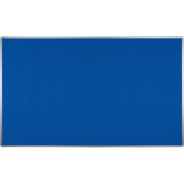 Textiltafel ekoTAB mit Alurahmen, 2000 x 1200 mm, blau