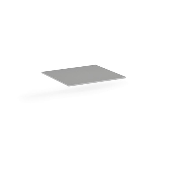 Tischplatte 800 x 800 x 18 mm, grau