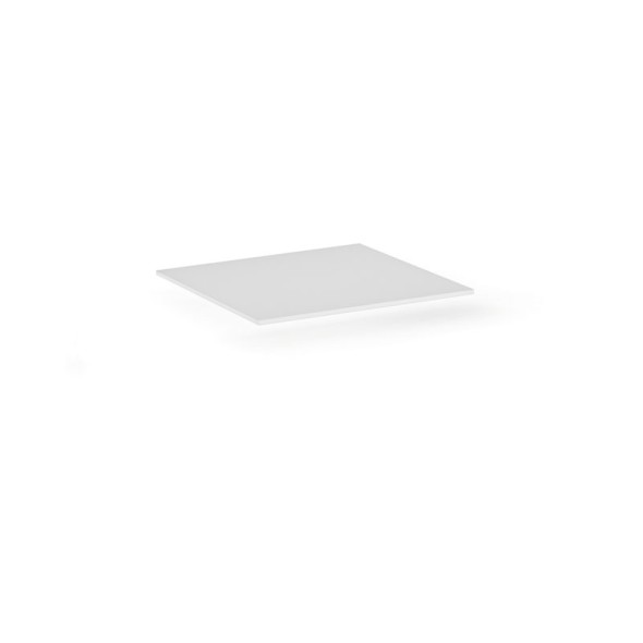 Tischplatte 800 x 800 x 18 mm, weiß