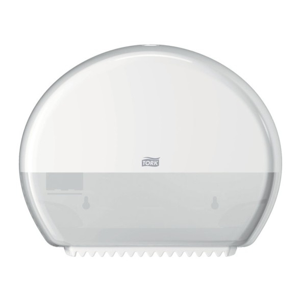 Tork zásobník na toaletný papier – T2 Mini Jumbo rola, biely / sivý