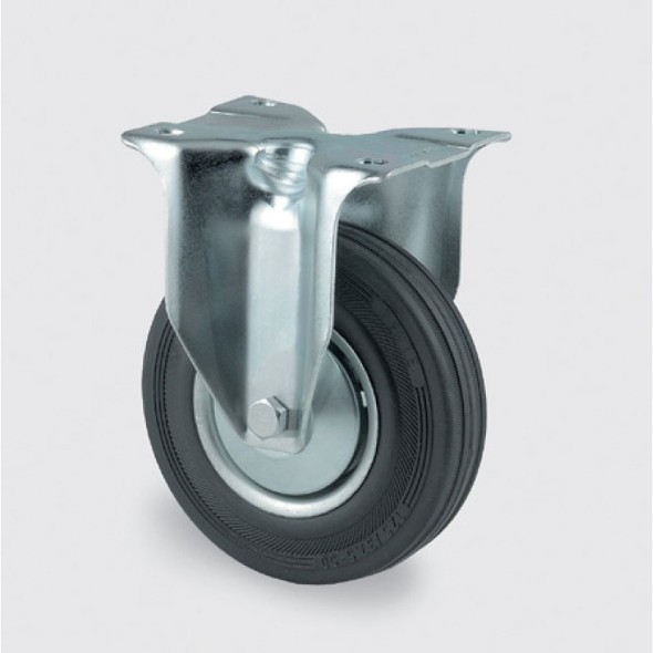 Transportní kolečko s krytem 160 mm, černá guma