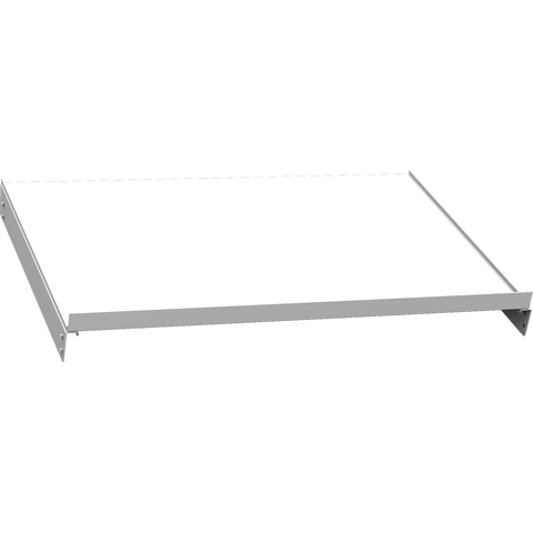 Vnitřní přídavná šikmá police do dílenských skříní KOVOS, 950 x 600 mm, šedá, 1 ks