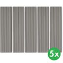 Dekoracyjny panel akustyczny, 2400 x 600 mm, 5 szt., czarny / beżowy