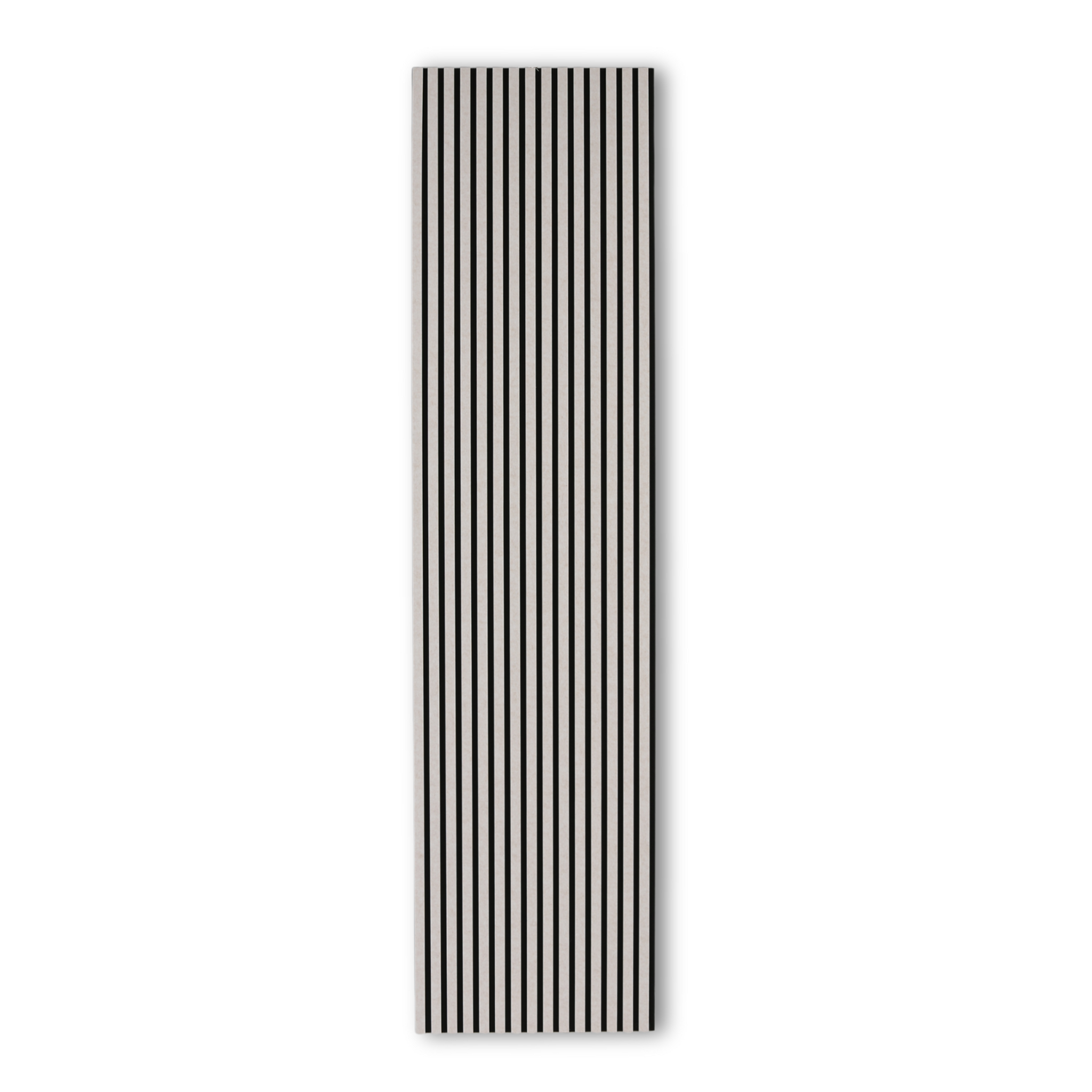 Dekorativní akustický panel, 2400 x 600 mm, černá / béžová