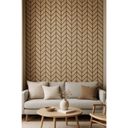 Designový akustický panel, 2400 x 600 mm, balení 5 ks, dub Hamilton
