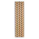 Designový akustický panel, 2400 x 600 mm, balení 5 ks, dub Hamilton