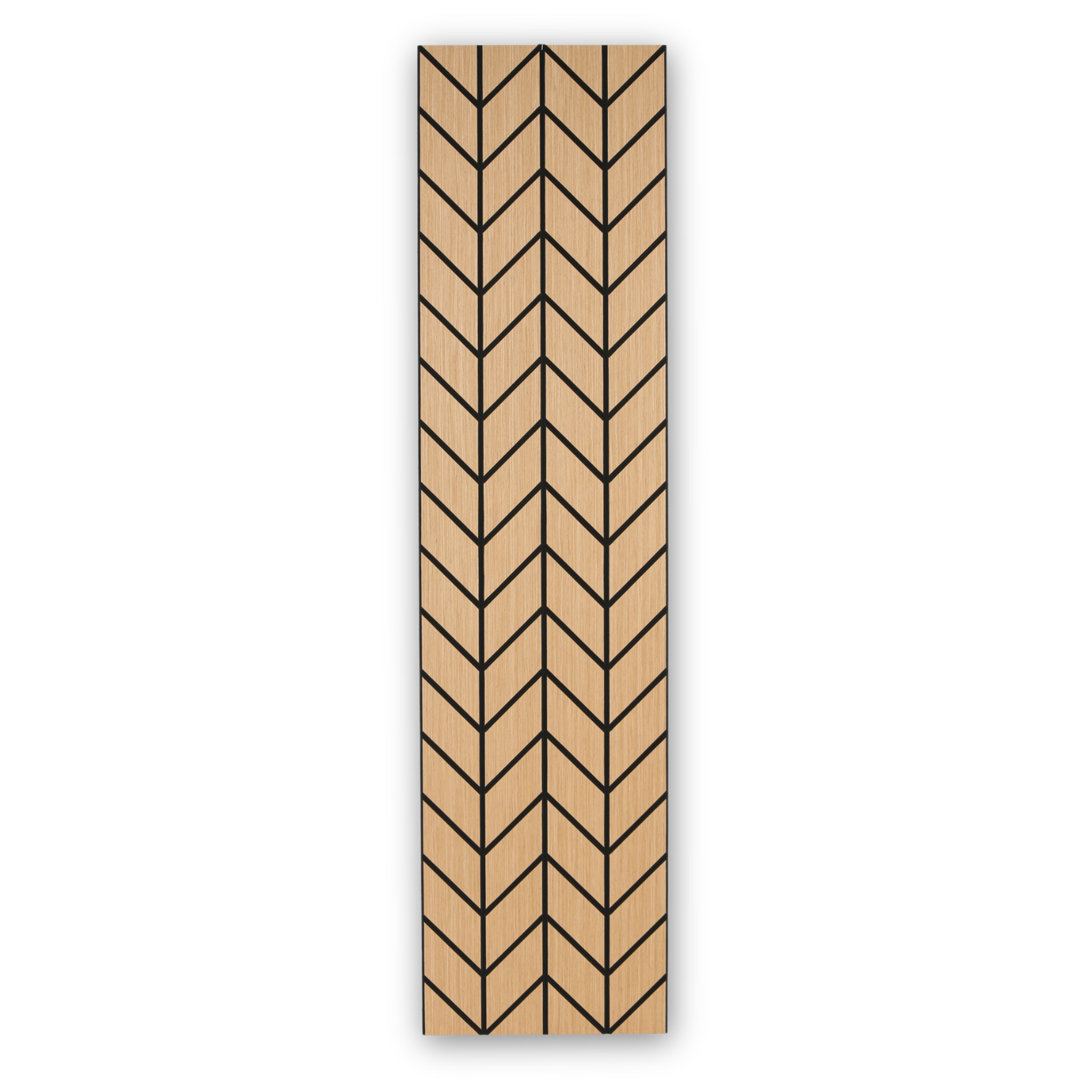 Designový akustický panel, 2400 x 600 mm, dub Hamilton