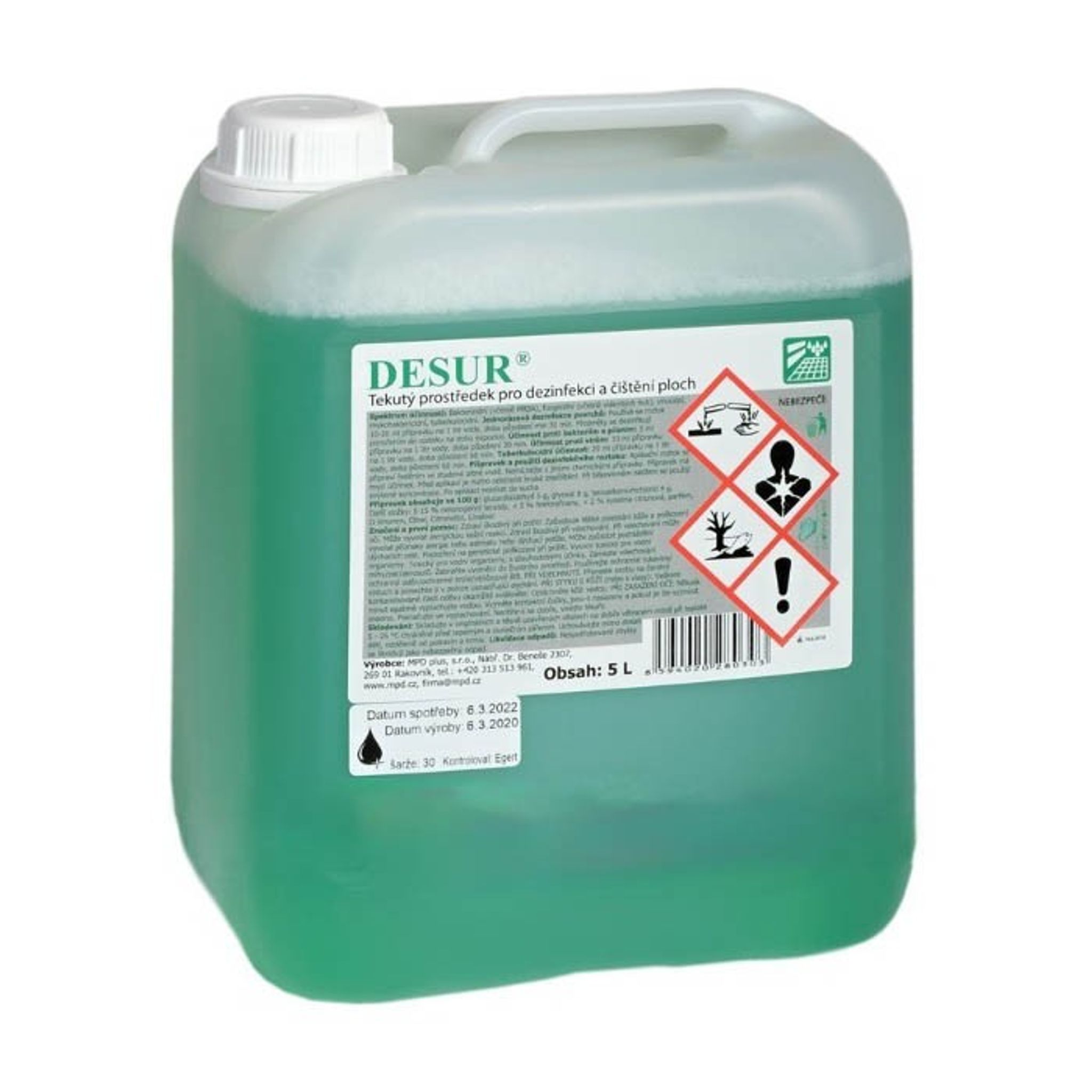 DESUR - Konzentriertes Flächendesinfektionsmittel, 5 l