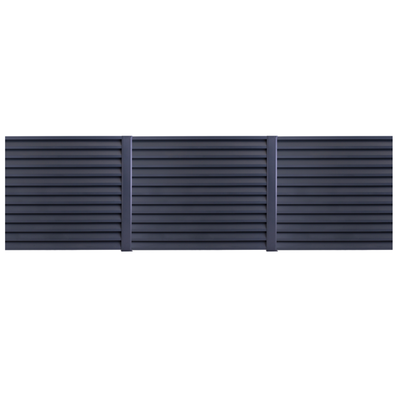 Plotový panel s lamelami Z, 1493 x 2000 mm, antracit B2B Partner