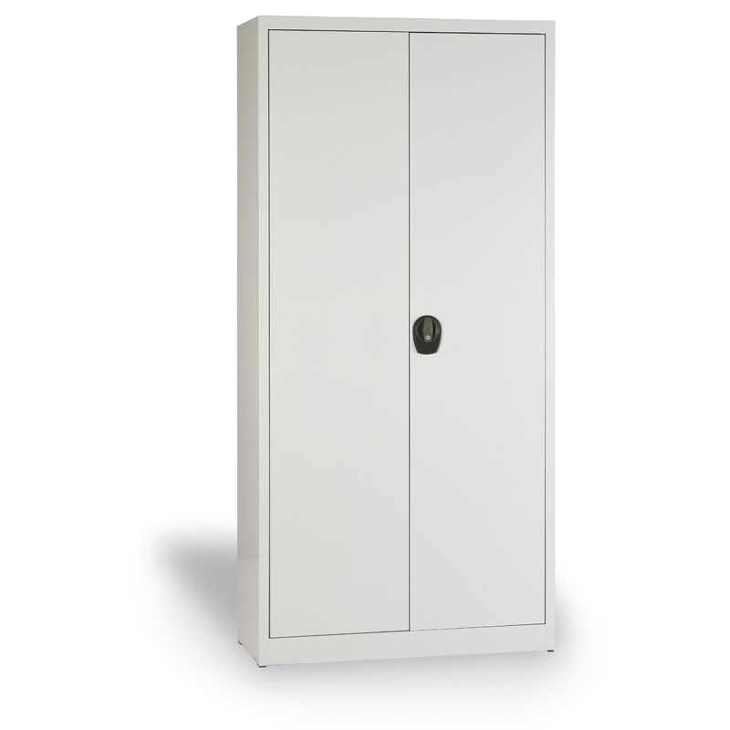 Fotografia produktu: Dielenská policová skriňa na náradie KOVONA JUMBO, 4 police, zváraná, 950 x 800 x 1950 mm, sivá / sivá