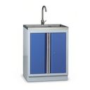 Dielenská skriňa s drezom G2, modrá