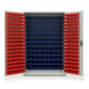 Dielenská skriňa s plastovými boxmi, 1200 x 500 x 1990 mm, 153+84 boxov