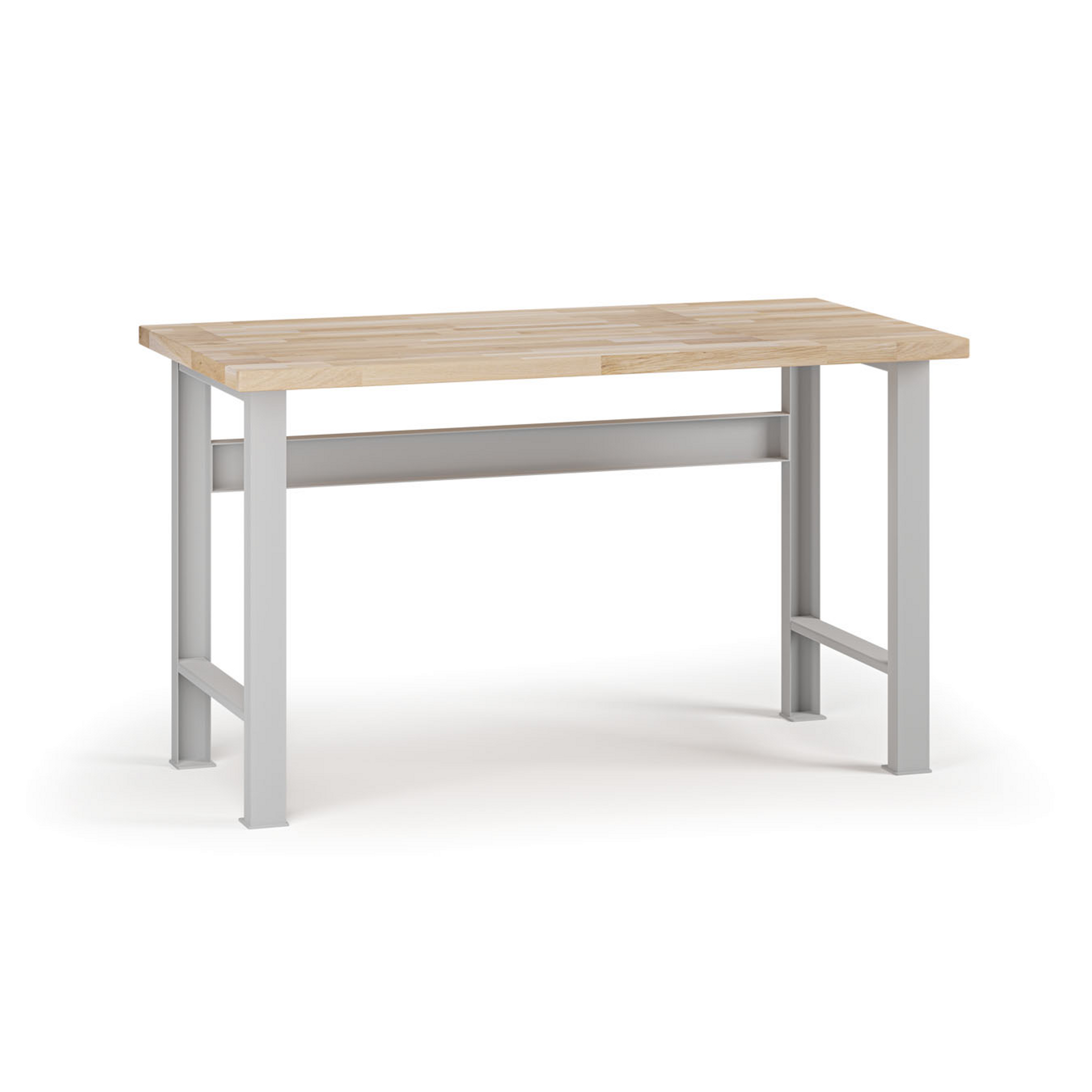 Dielenský pracovný stôl G7, buková škárovka, 1500 x 800 x 840 mm
